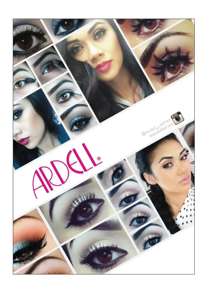 Ardell campaign collage featuring eye and lash looks